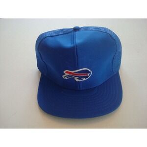BUFFALO BILLS  TRUCKER DESIGNER HEADWEAR 90S  SNAPBACK BEACH  HAT CAP VINTAGE S1